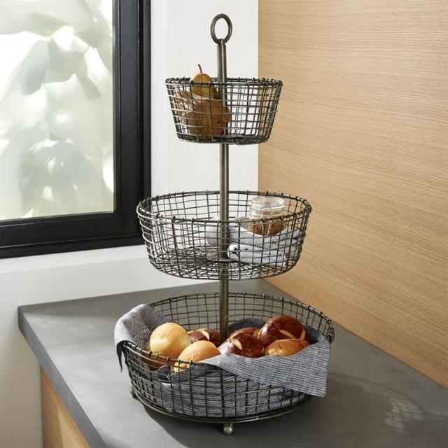 Bendt 3-Tier Iron Fruit Basket