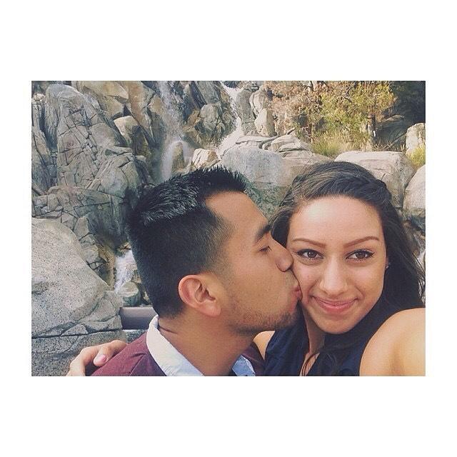 Our first time at disneyland together