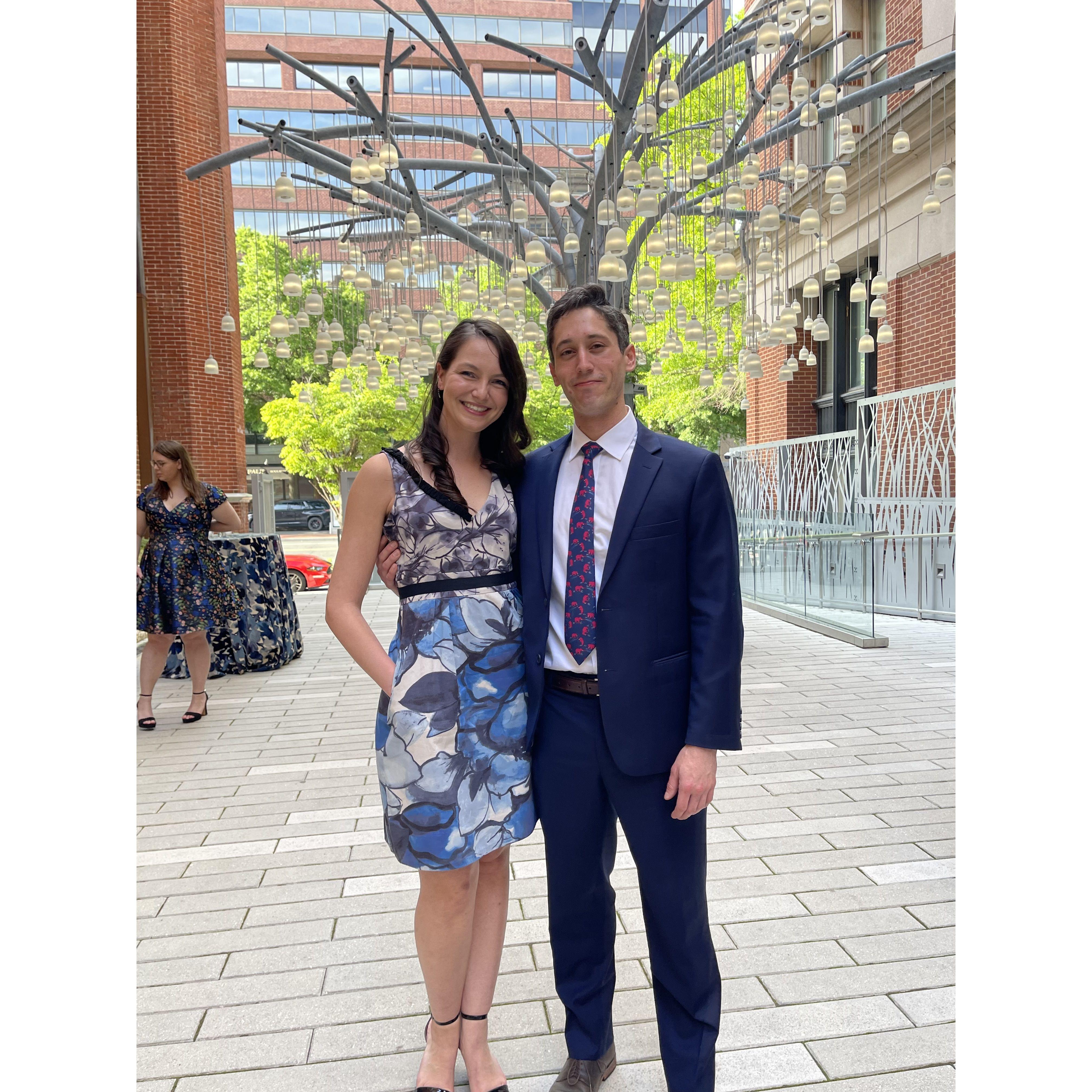 The first wedding that Philip and Natalia attended together, in Washington, DC - May 2023