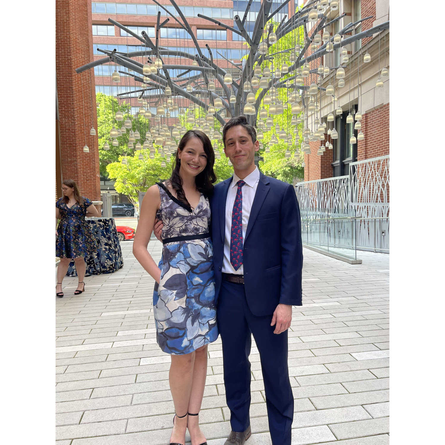 The first wedding that Philip and Natalia attended together, in Washington, DC - May 2023
