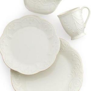 Lenox Dinnerware, French Perle 4 Piece Place Setting