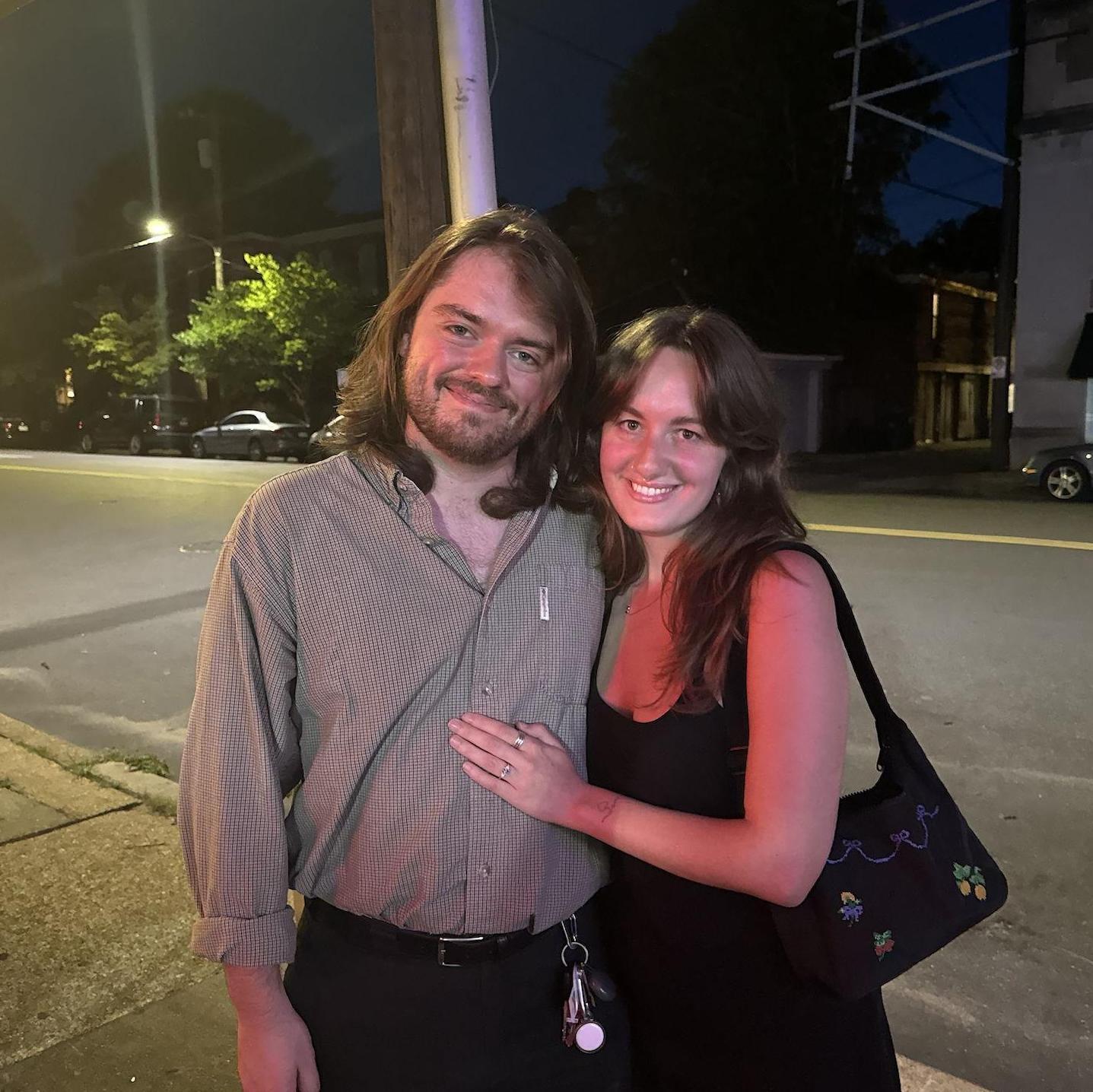 the night we got engaged<3