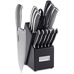 Cuisinart C77SS-15PK 15-Piece Stainless Steel Hollow Handle Block Set