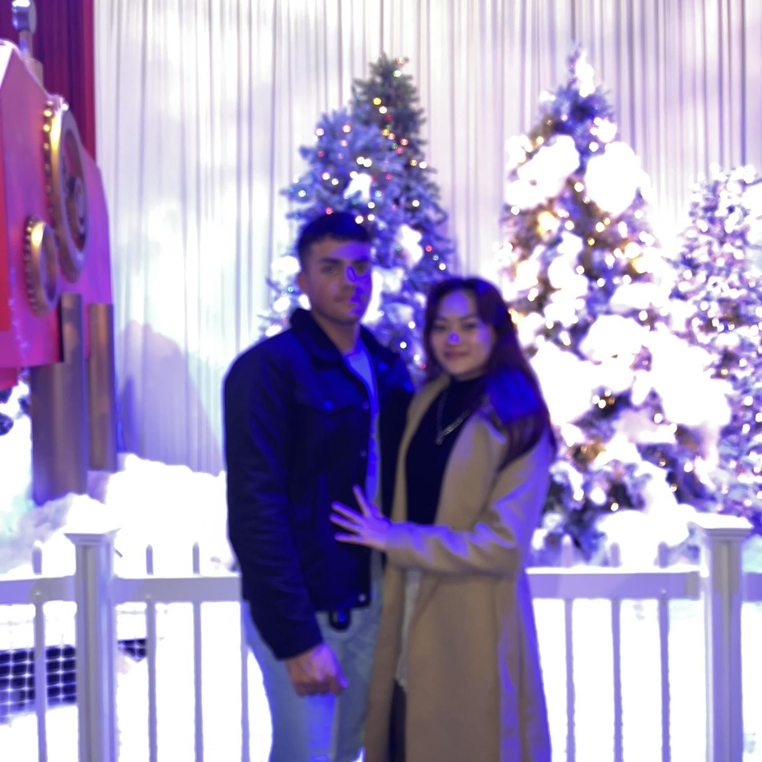 12/31/2022: we went to the Gaylord to see their annual ice sculpture show thingy with our friends Cassie and Liam