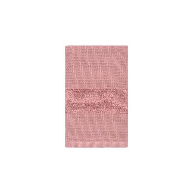 Haven™ Organic Cotton Waffle & Terry Hand Towel in Cameo Brown