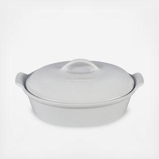 Heritage Covered Oval Casserole Dish