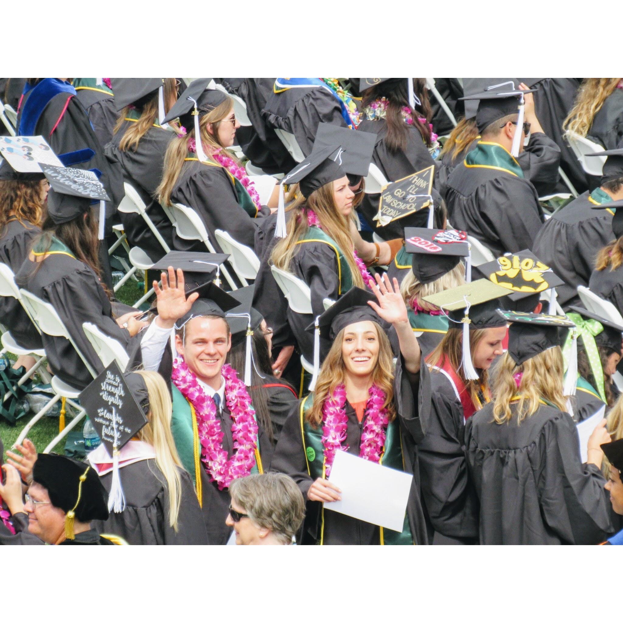Cal Poly Graduation 2016 - Go Mustangs!