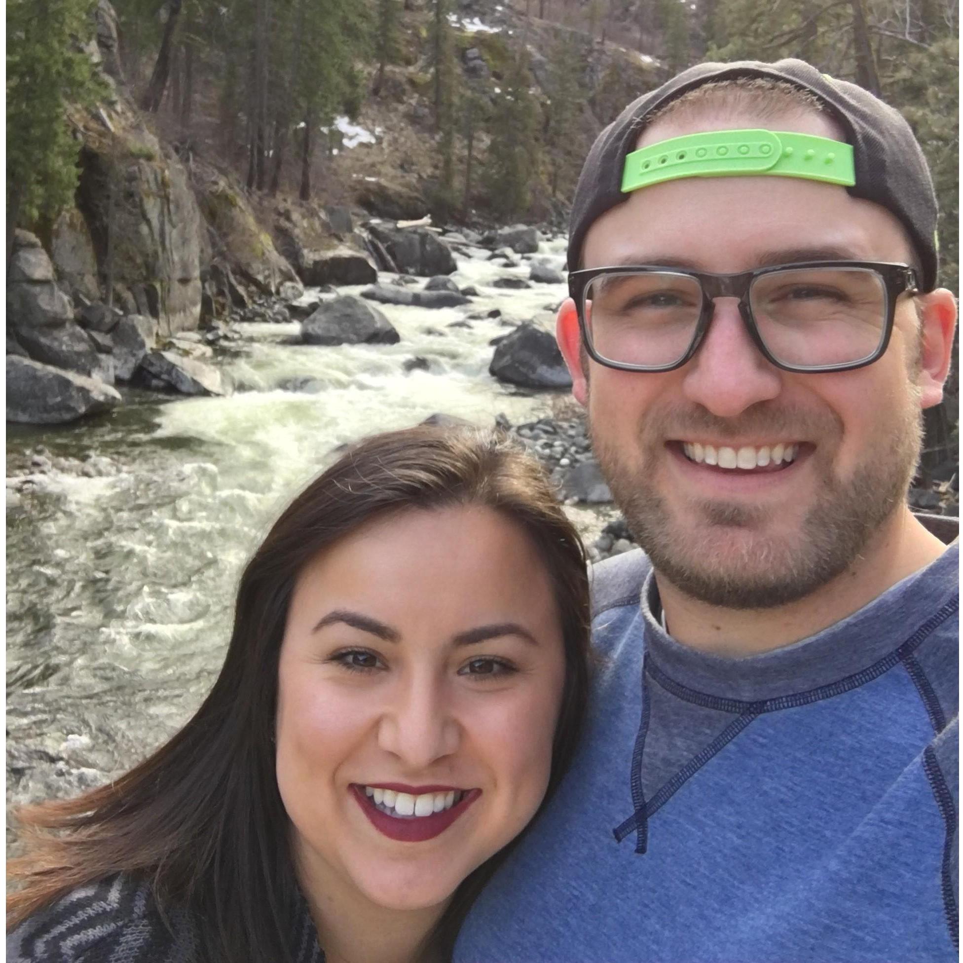 Our first weekend getaway in Leavenworth together