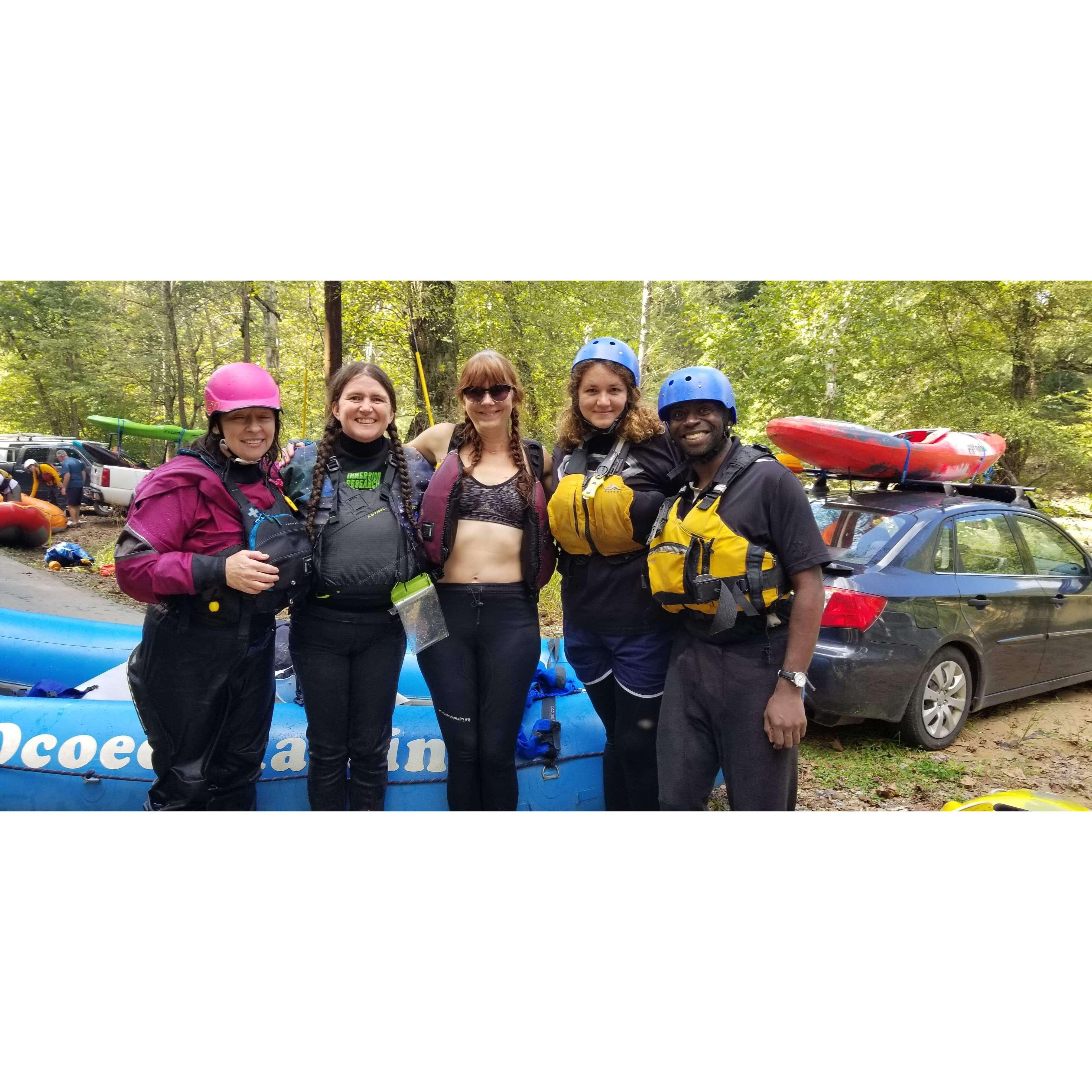 More rafting - this time on the Elk River because the water was too high to do the Gauley. Life doesn't always go as planned so you have to flow with it.