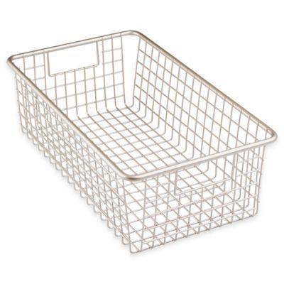 InterDesign® Forma™ Cabinet Binz™ 16.25-Inch x 9.5-Inch x 5.25-Inch Metal Bin