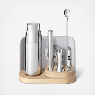 6-Piece Bar Set with Storage Base