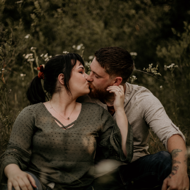 You would never know it, but there were ticks everywhere when we took this photo