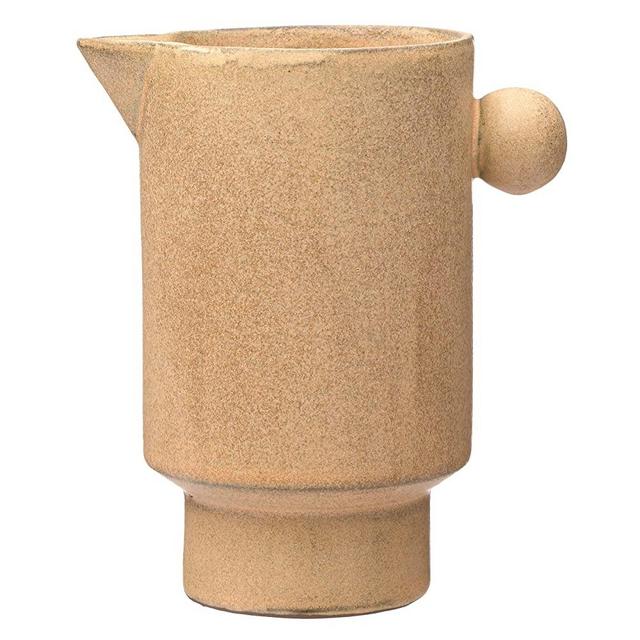 Creative Co-op, Putty Stoneware Pitcher, 24 oz