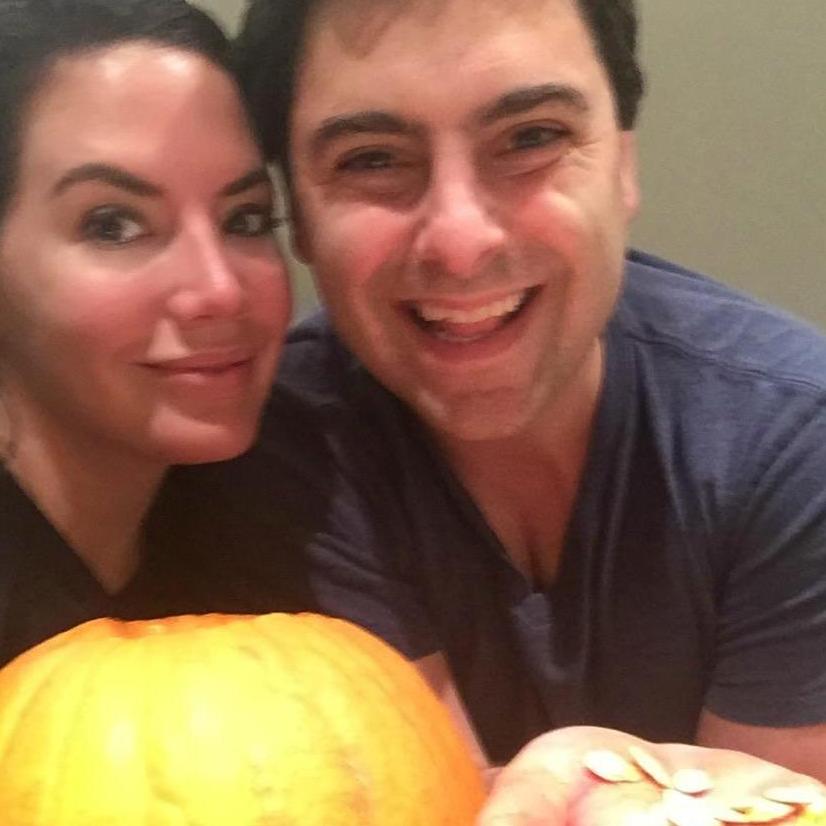 First Time Carving a Pumpkin