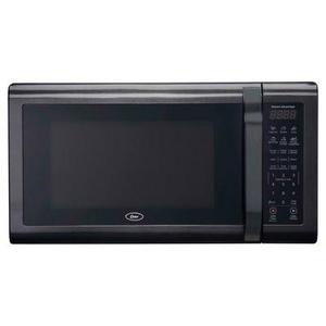 Product description page - Oster 1.4 Black Stainless Microwave Oven