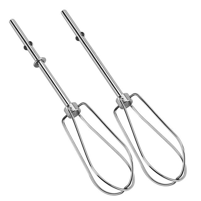 Hand Mixer Beaters W10490648 Hand Mixer Attachment Beaters Compatible with Kitchen 5/7 / 9-speed Hand Mixer Replace 9702828 9707242 by Fetechmate