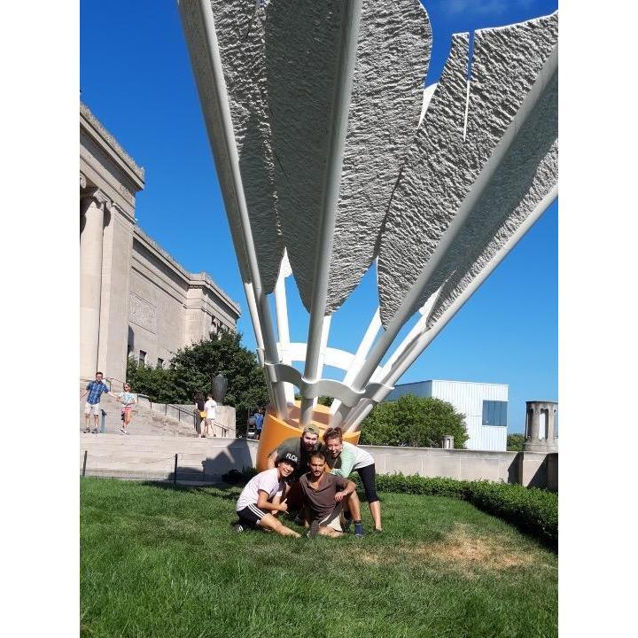 2018 or 2019: When Alicia and Michael came to visit us in KCMO