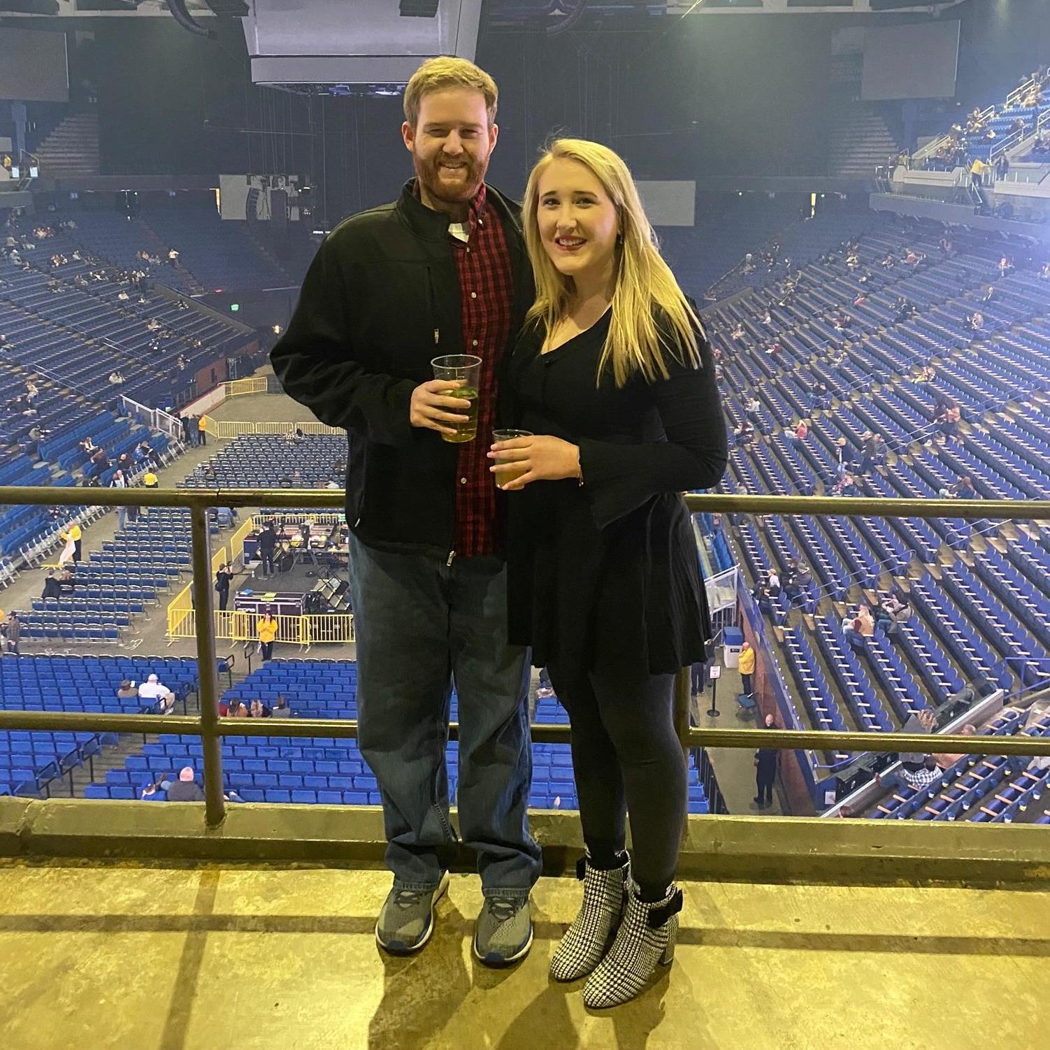We love going to concerts as birthday gifts for one another! Our favorites have been Elton John and Tyler Childers.