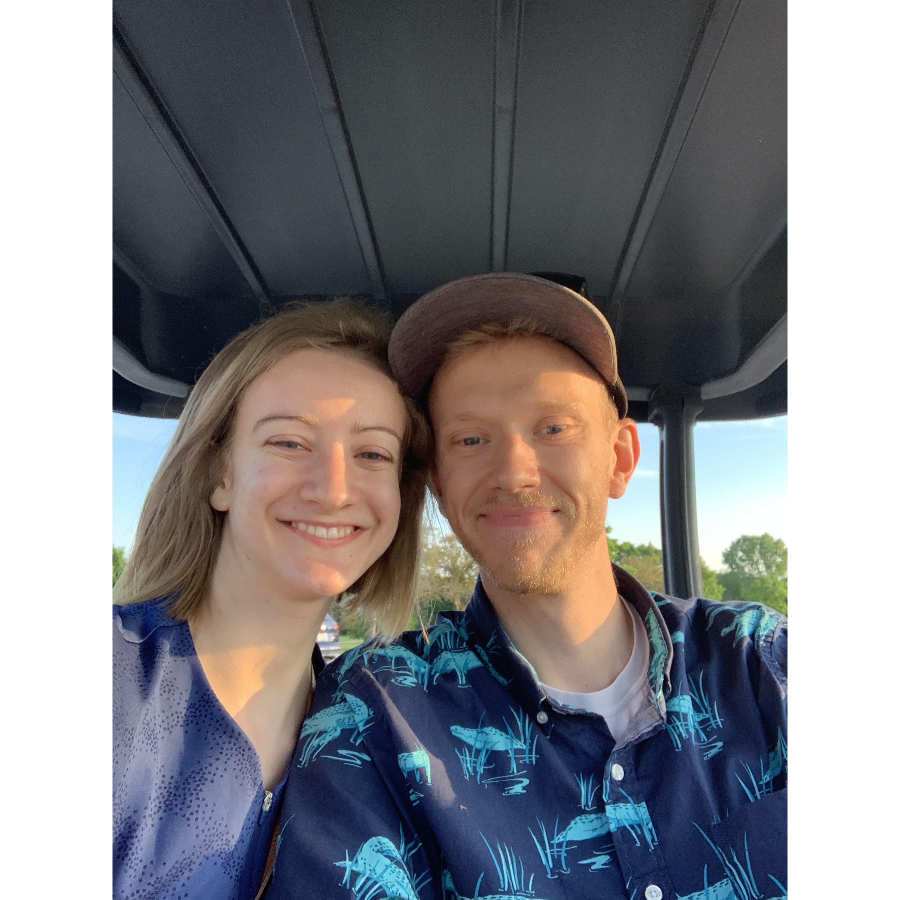 Golfing