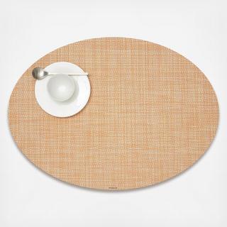 Mini Basketweave Oval Placemat, Set of 4