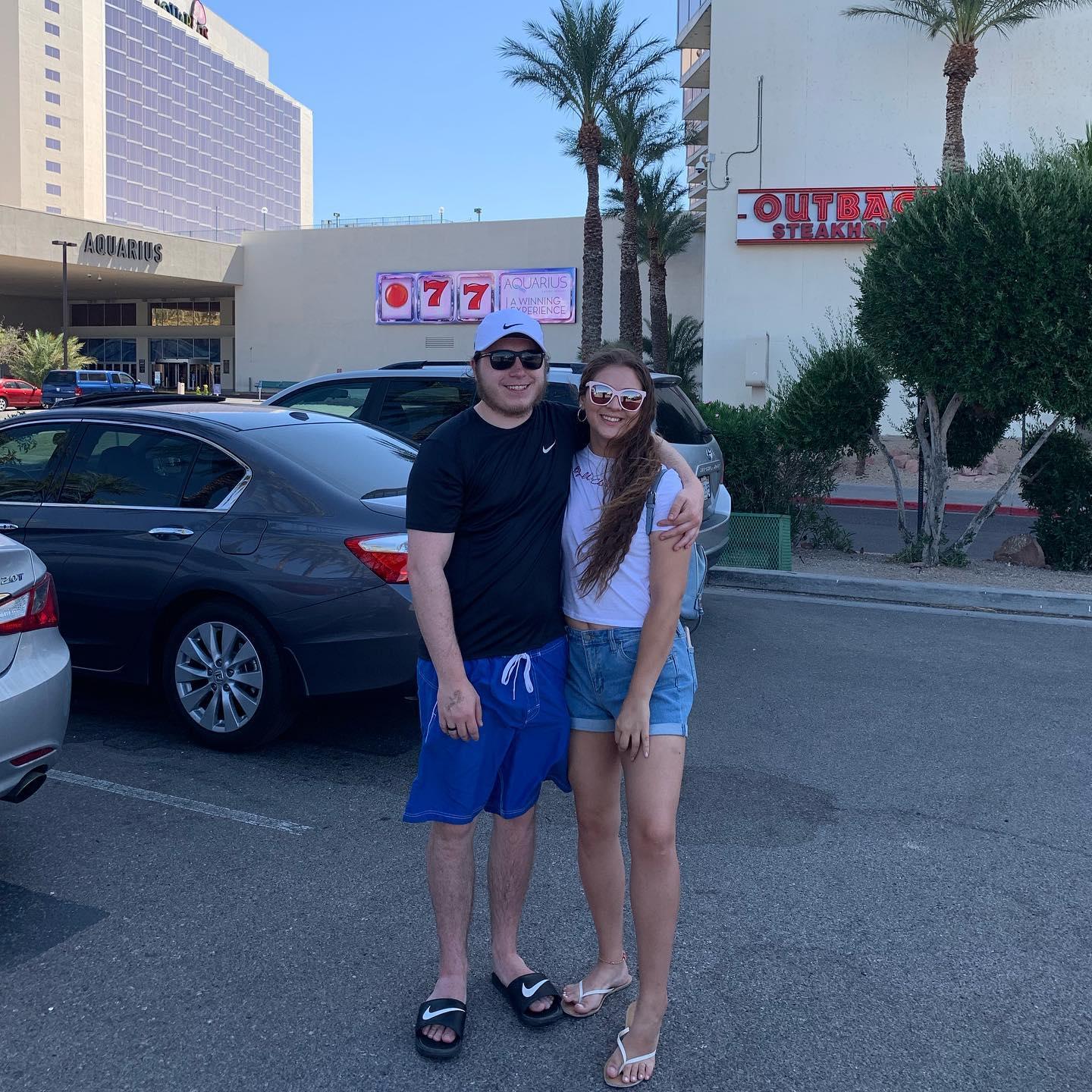 Laughlin lollygagging.