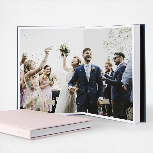 Artifact Uprising Flat Lay Wedding Album