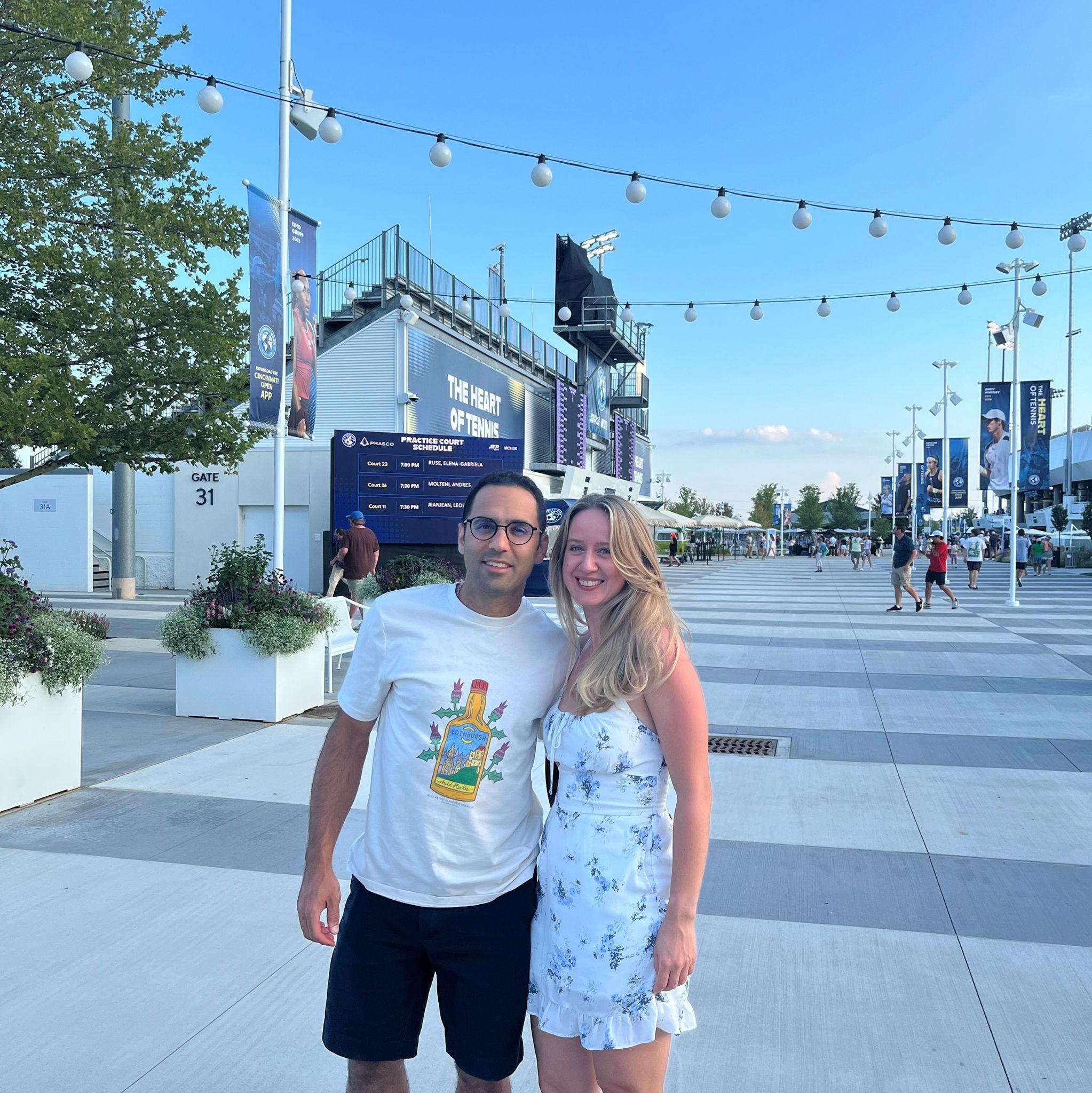 ...after so much hiking we chilled at Cinci open...