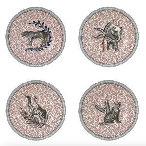 Bernardaud - Braquenie Assorted Salad Plates (Set of 4)