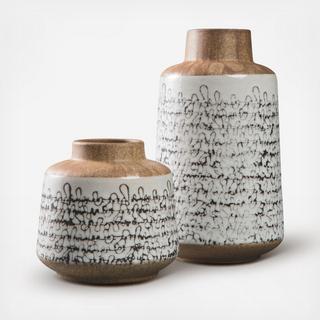 Meghan 2-Piece Vase Set