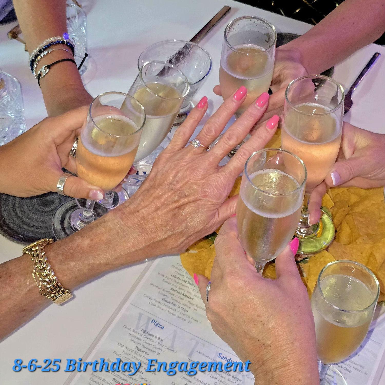 Celebrating our engagement with the dearest of friends!