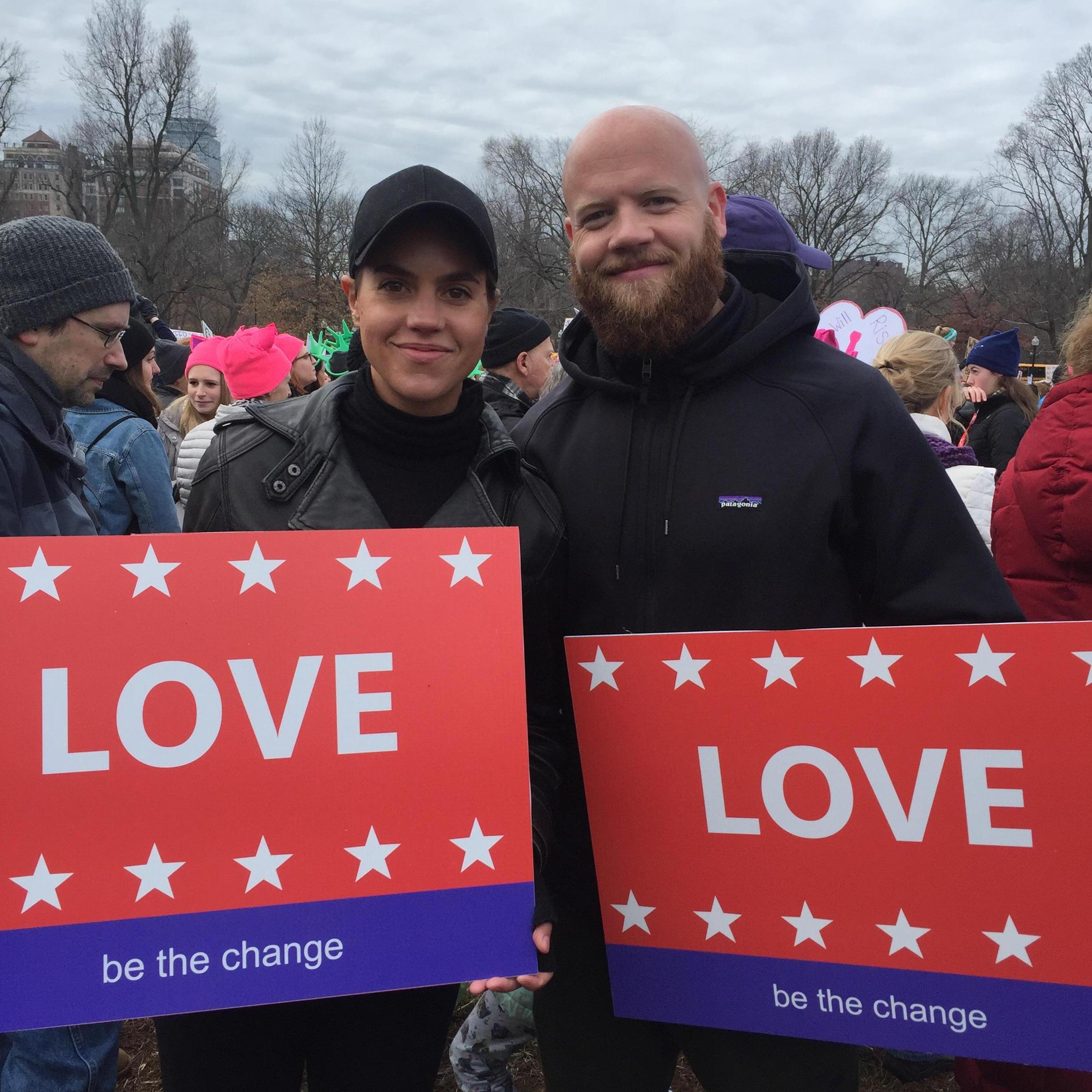 Women's March, Boston 2017