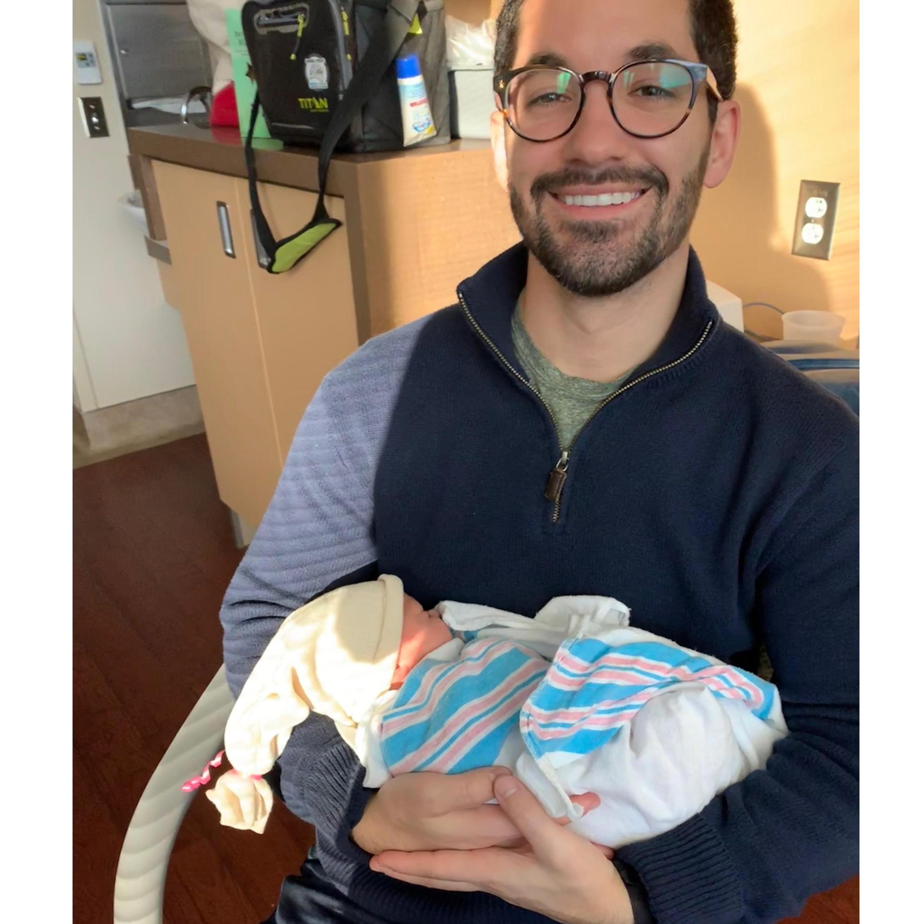 Eleanor is born, Evan becomes a godfather and the Wunderlich family is complete!