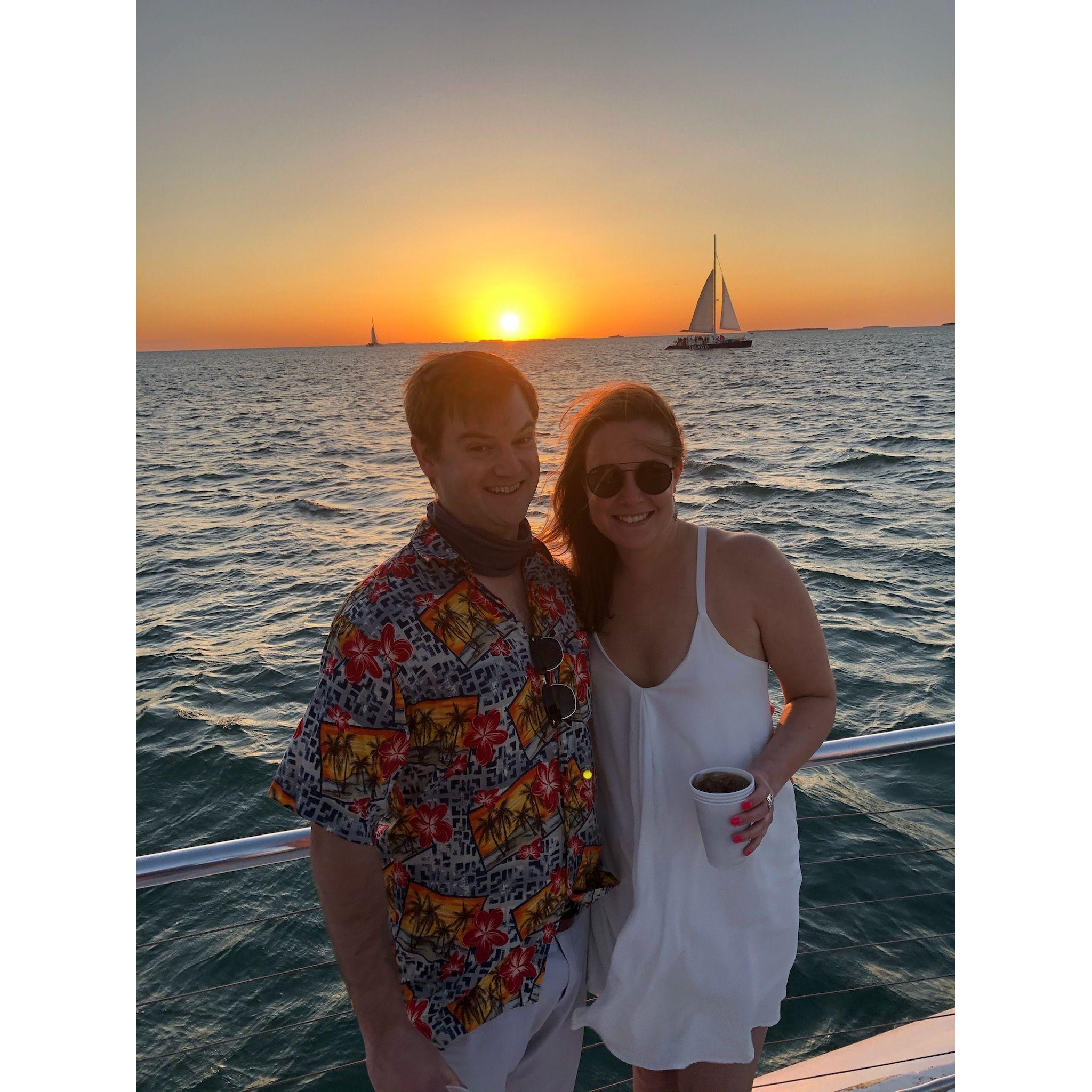 Our first vacation together - Key West (now one of our favorite places)