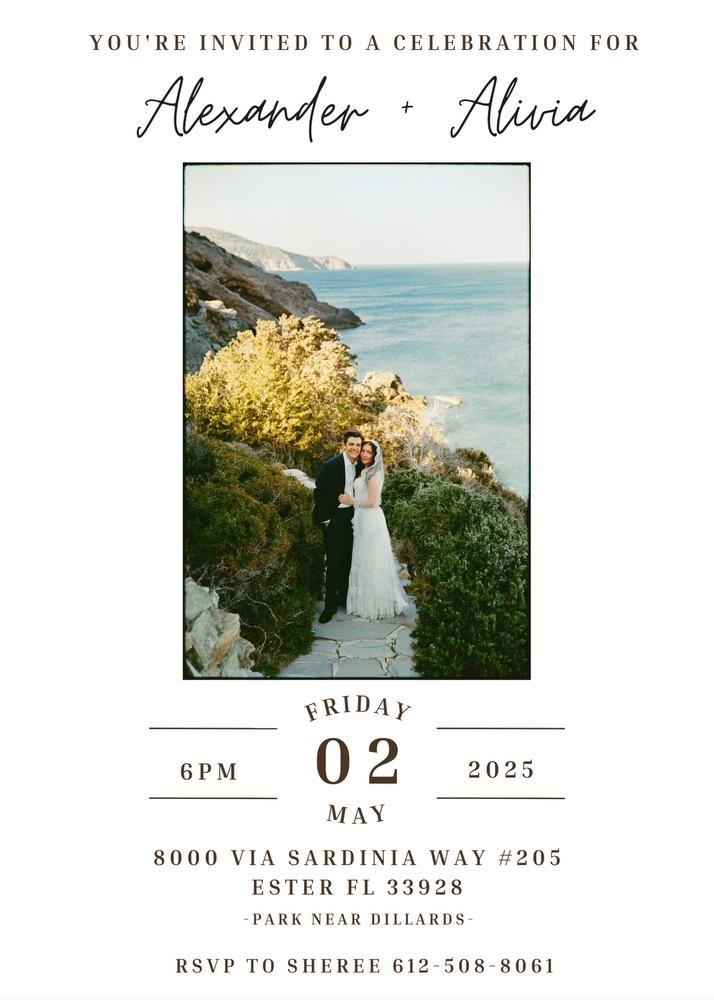 The Wedding Website of Alexander Tzanetis and Alivia Leigh