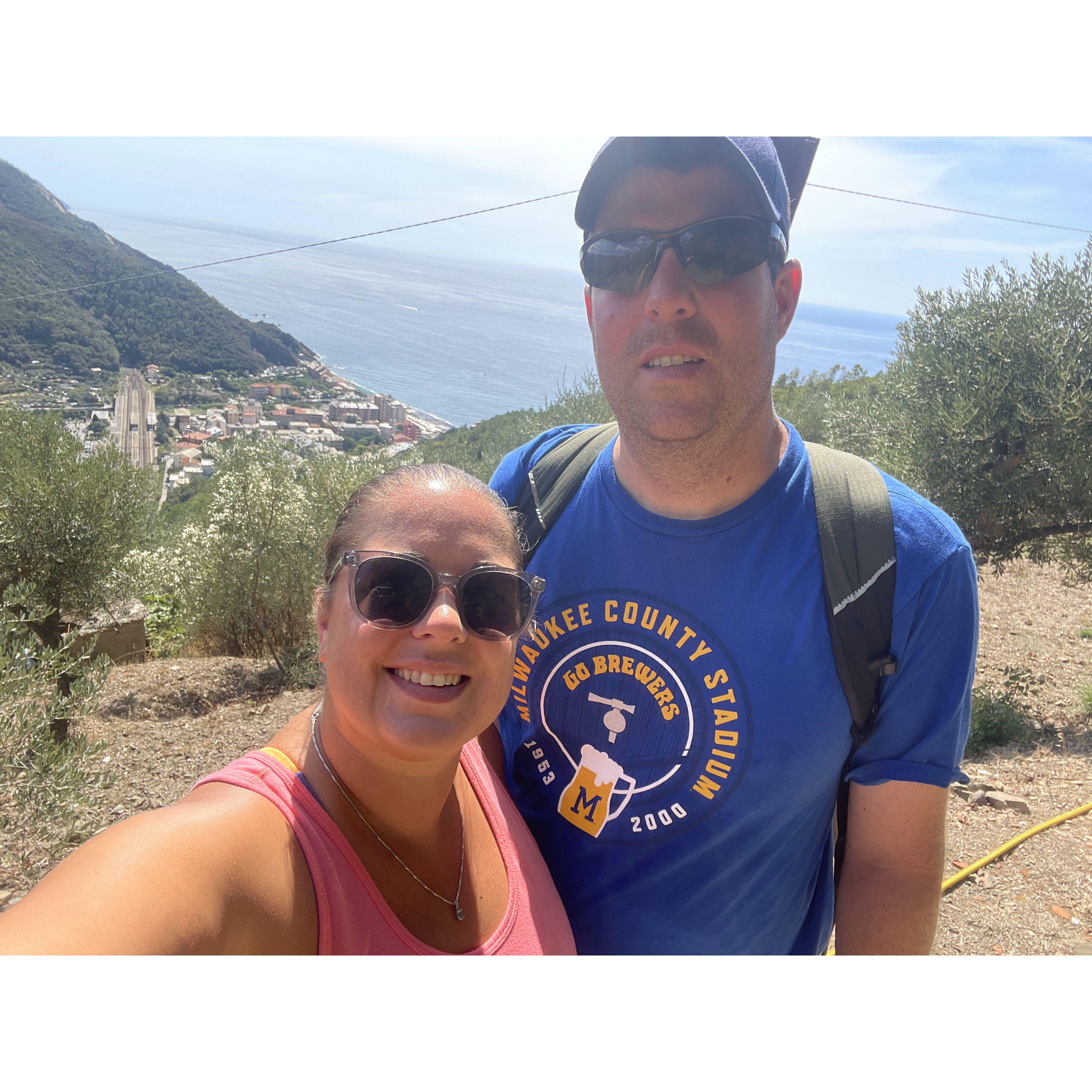 Morning hike in Cinque Terre, Italy