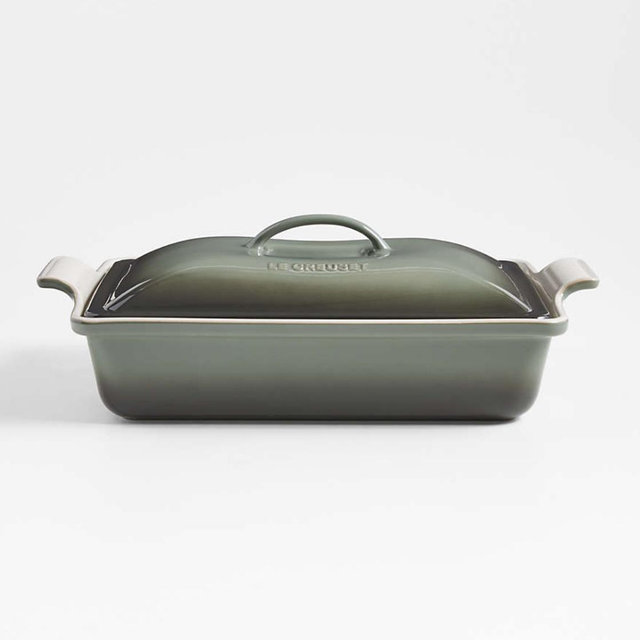 Le Creuset ® Heritage 4-Qt. Thyme Rectangular Casserole Dish with Lid