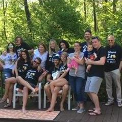 Family pic for Bobby's 30th, April 2018