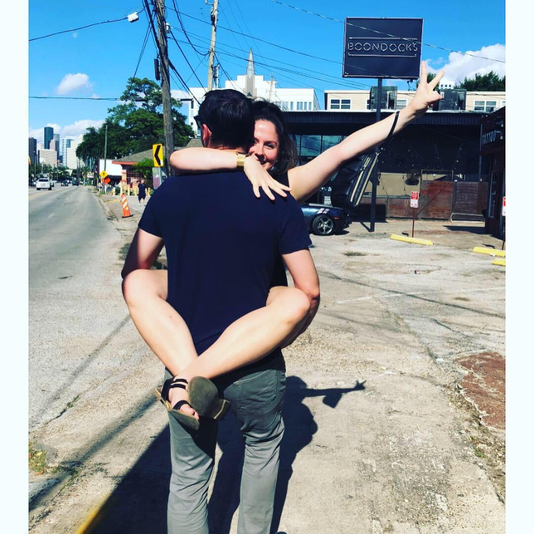 Mike's always picking me up when I need it