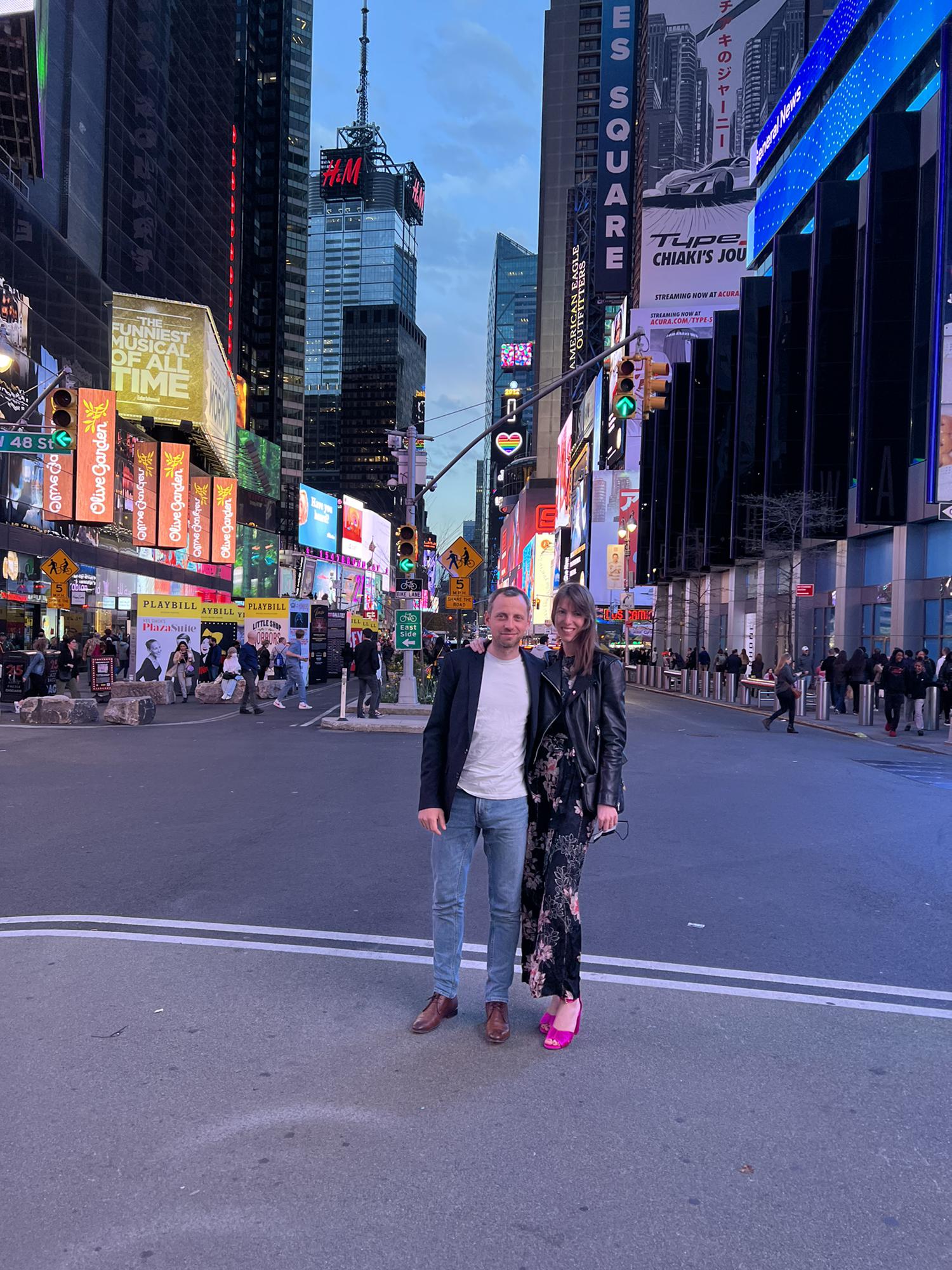 Date night on Broadway, April 2022