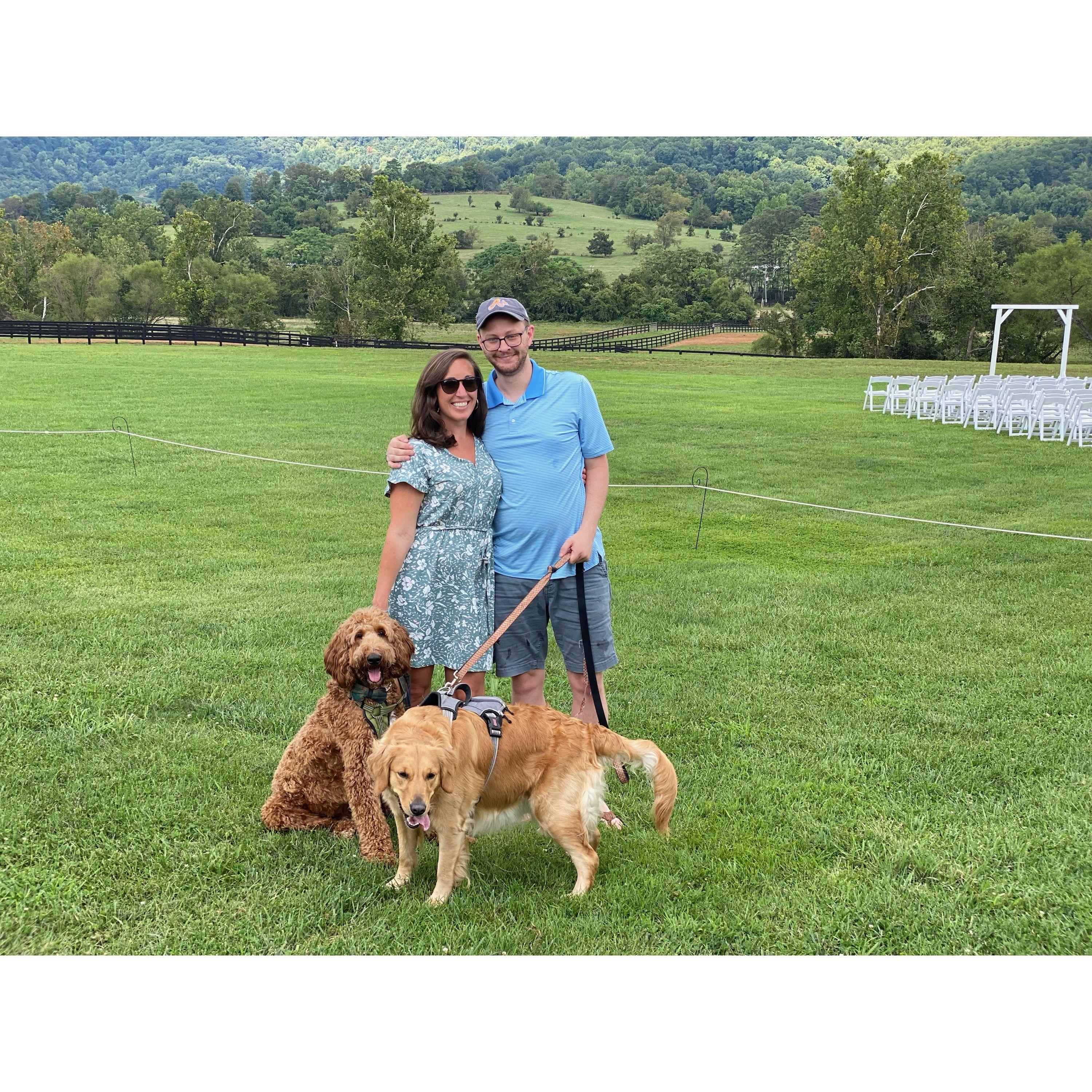 Visiting Ellee's family in Crozet, VA - August 2021