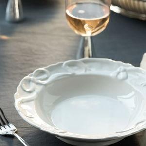 Benedita Bow Stoneware Bowls, Set of 4 - White