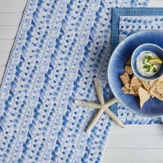 Blue on Blue Table Runner
