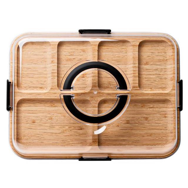 Cutting Boards Charcuterie Board with Clear Lid, Travel Portable Cheese Board Charcuterie Boxes Kitchen