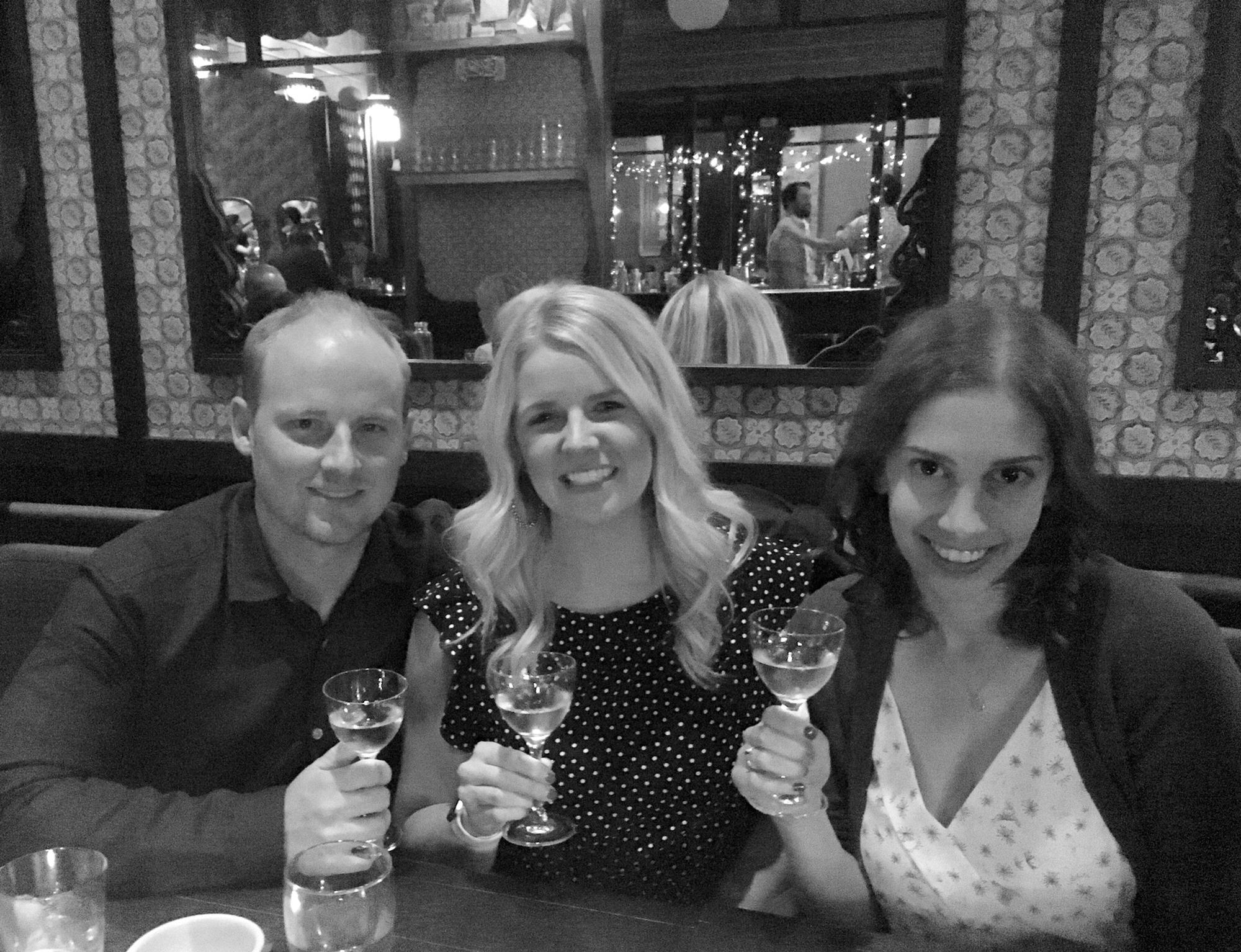 Celebrating our work anniversary @ Duck Duck Goat