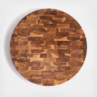 End-Grain Round Cutting Board