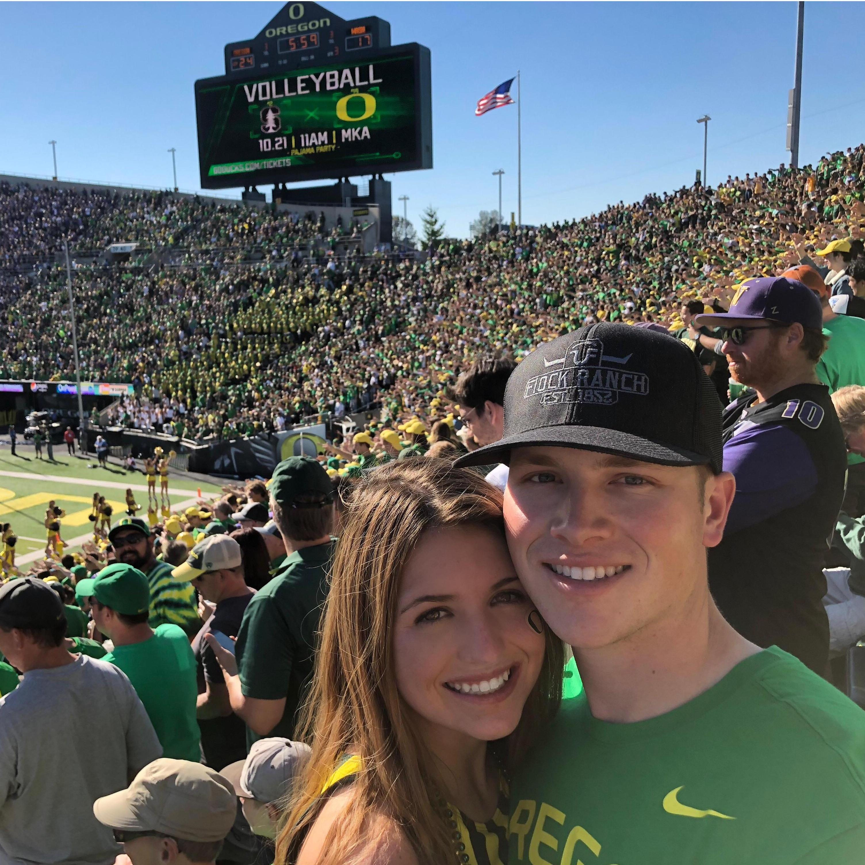 October of 2018. I got to take Trevor to his first college football game! Going to sporting events would become one of our favorite activities to do together in the years to come.
