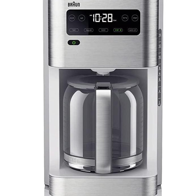 Braun KF5650WH PureFlavor Drip 14 cup Coffee Maker, White