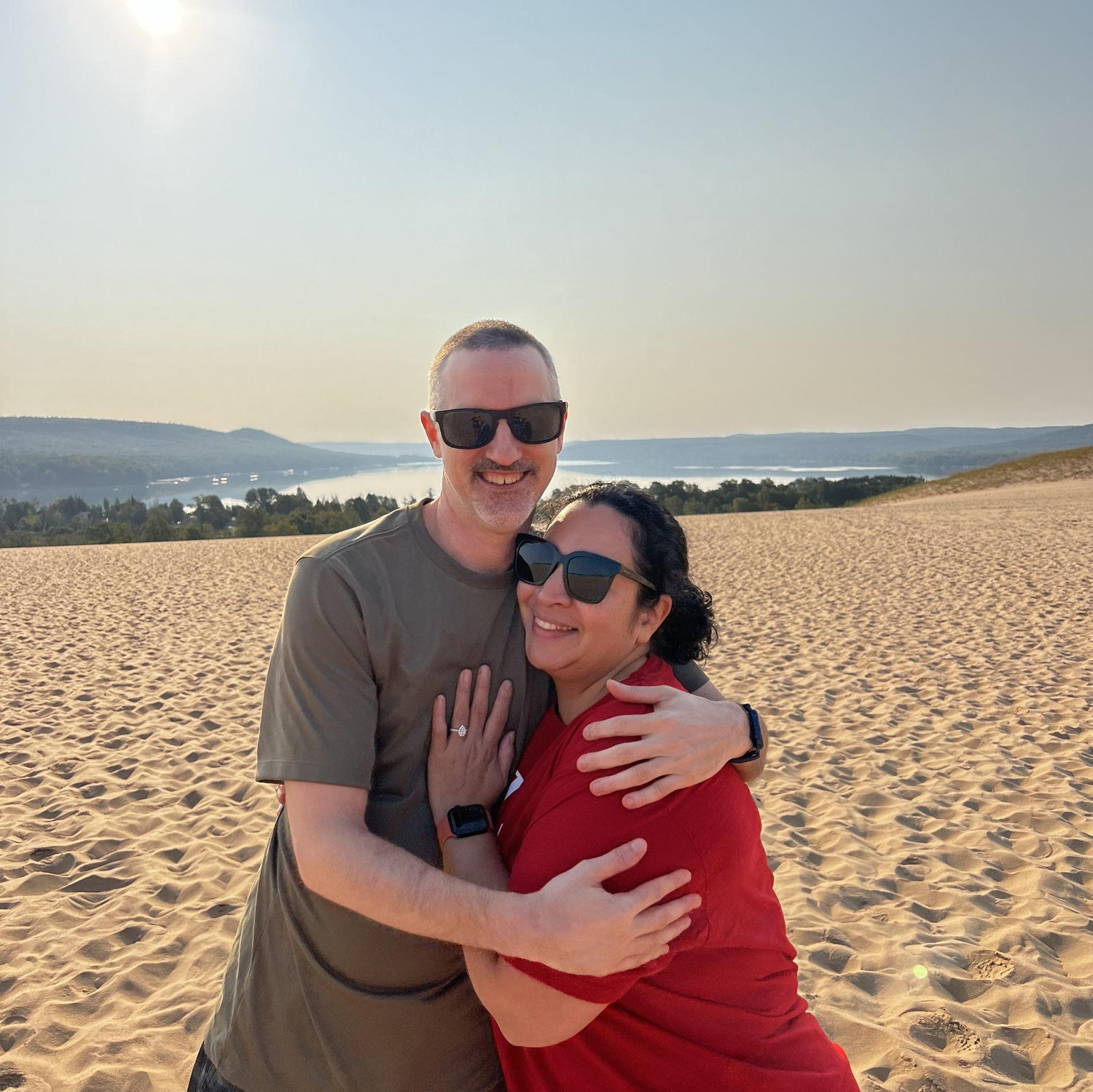 The day we got engaged!