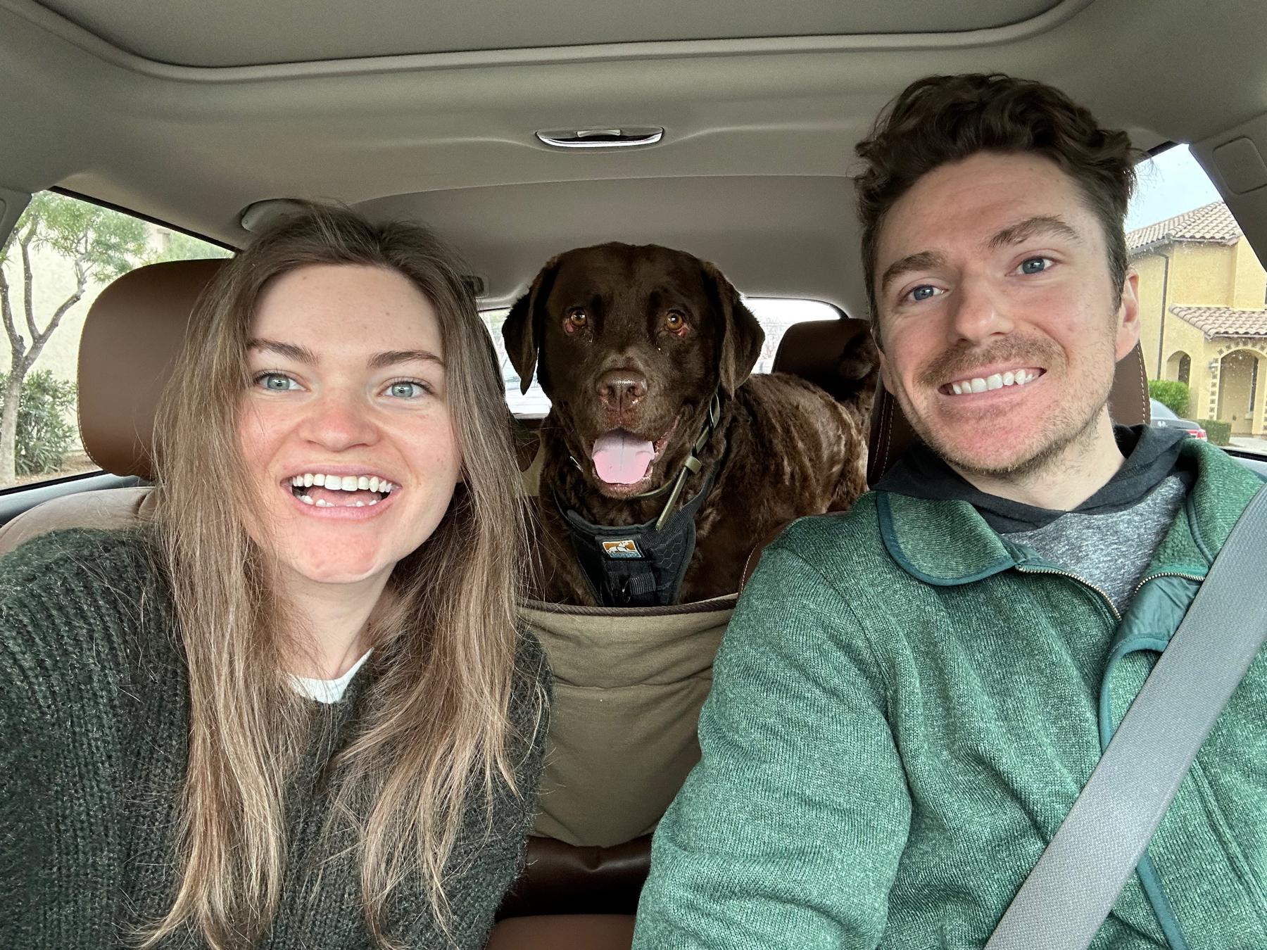 Road trips with Buddy up north. This was the day we picked our venue in Strawberry.