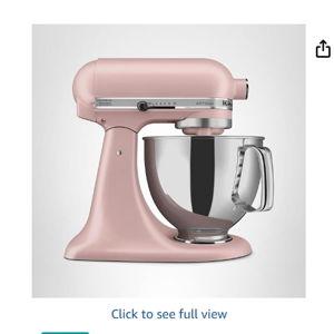 KitchenAid Artisan Series 5 Quart Tilt Head Stand Mixer with Pouring Shield KSM150PS, Dried Rose